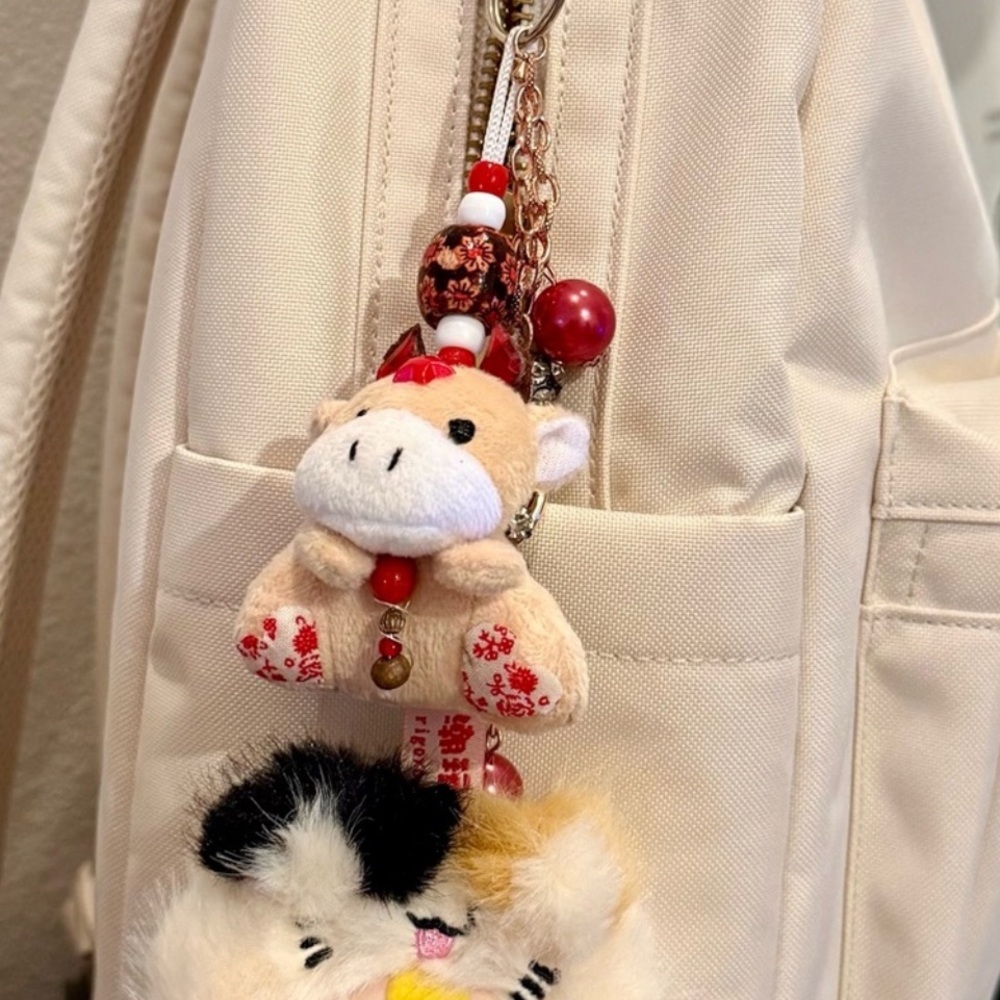 🩷 $3 Bundle Plushie Backpack Bag Charm Baby Three Buddy!
